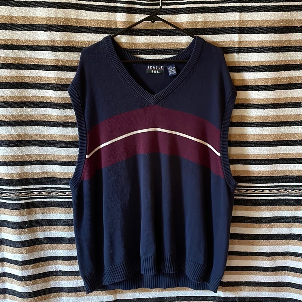 Trader Bay Men’s Sweater Vest, 2XL